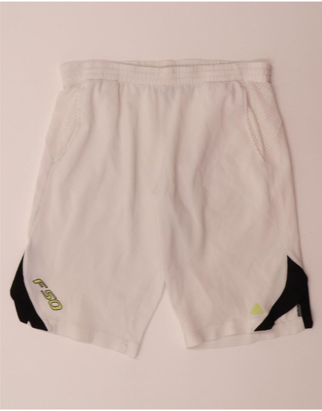 ADIDAS Mens Clima 365 Sport Shorts Medio Blanco Colorblock Poliéster