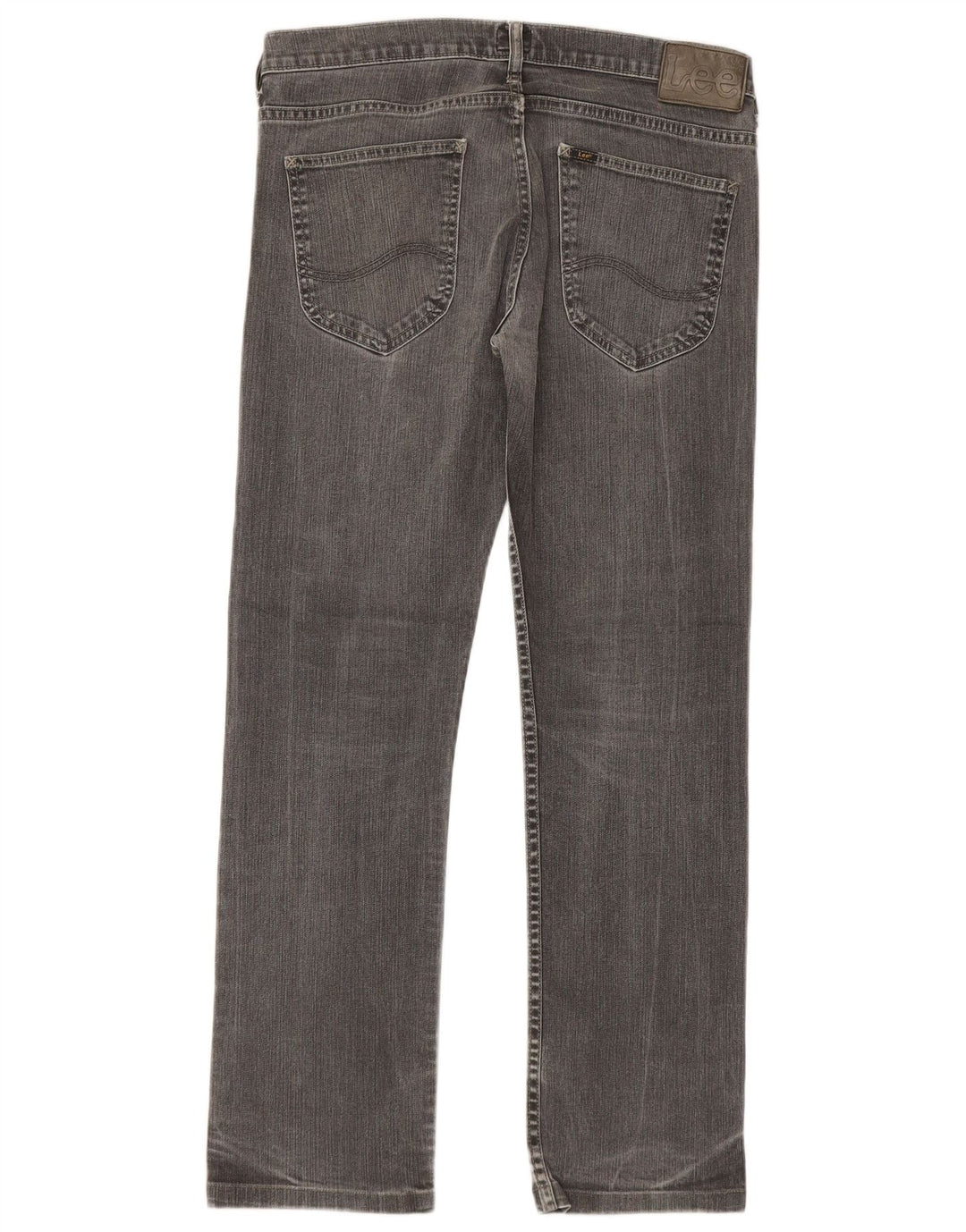 Lee Vaqueros Rectos Powell para Hombre W34 L30 Algodón Gris