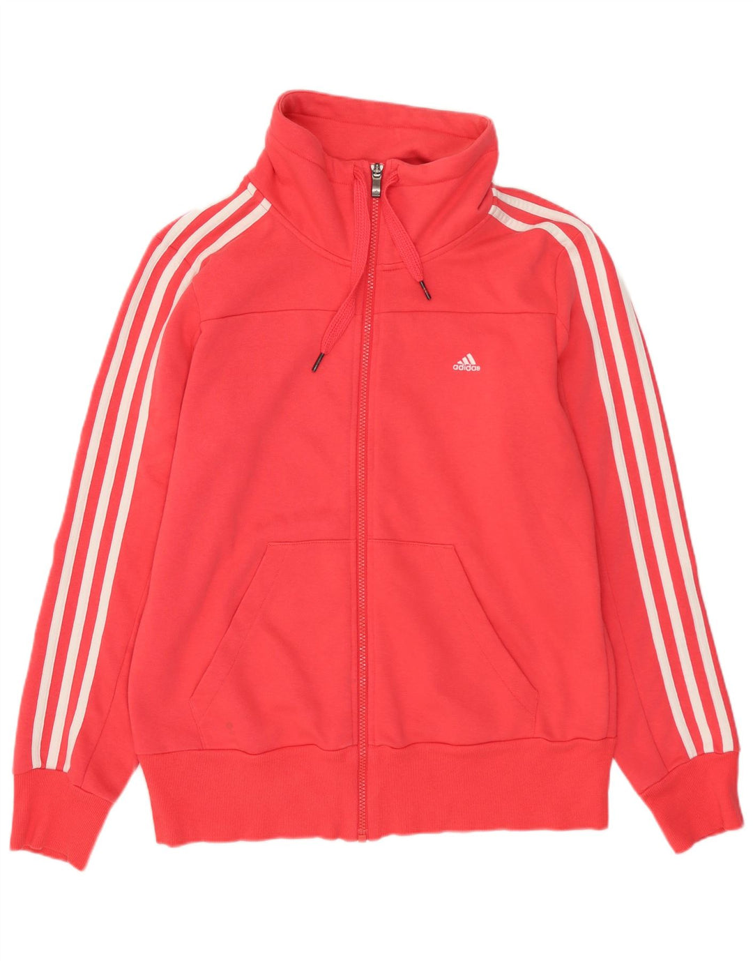 Adidas Mujer Climalite Chándal Top Chaqueta Reino Unido 12/14 Mediano Rosa