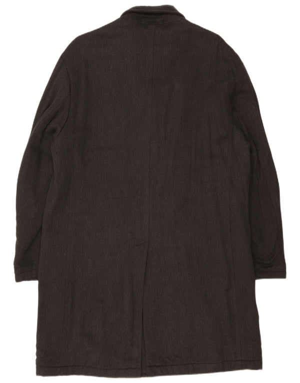Herman & Sons Abrigo para hombre Reino Unido 40 Grande Gris