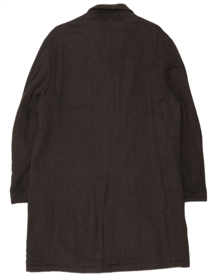 Herman & Sons Abrigo para hombre Reino Unido 40 Grande Gris
