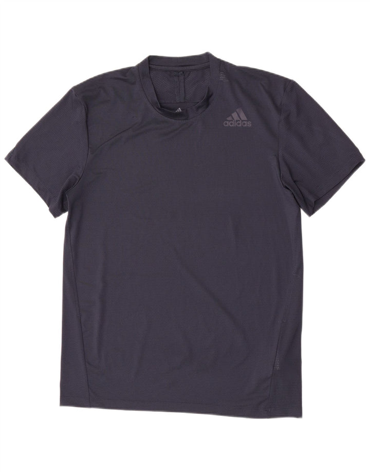 Adidas Hombre Aeroready Camiseta Superior Medio Azul Marino Poliéster
