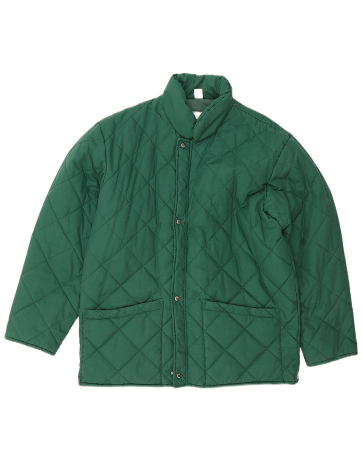Fila Mens Magic Line Liner Chaqueta acolchada IT 50 Poliéster verde grande