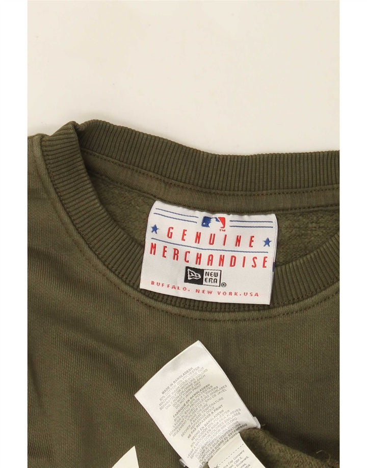 Sudadera para Hombre Auténtica Merchandising New York Yankees Talla Mediana Caqui