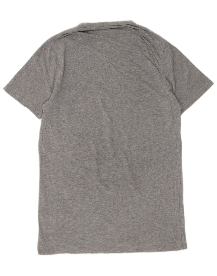 Jack & Jones - Camiseta para hombre, talla grande, algodón moteado gris