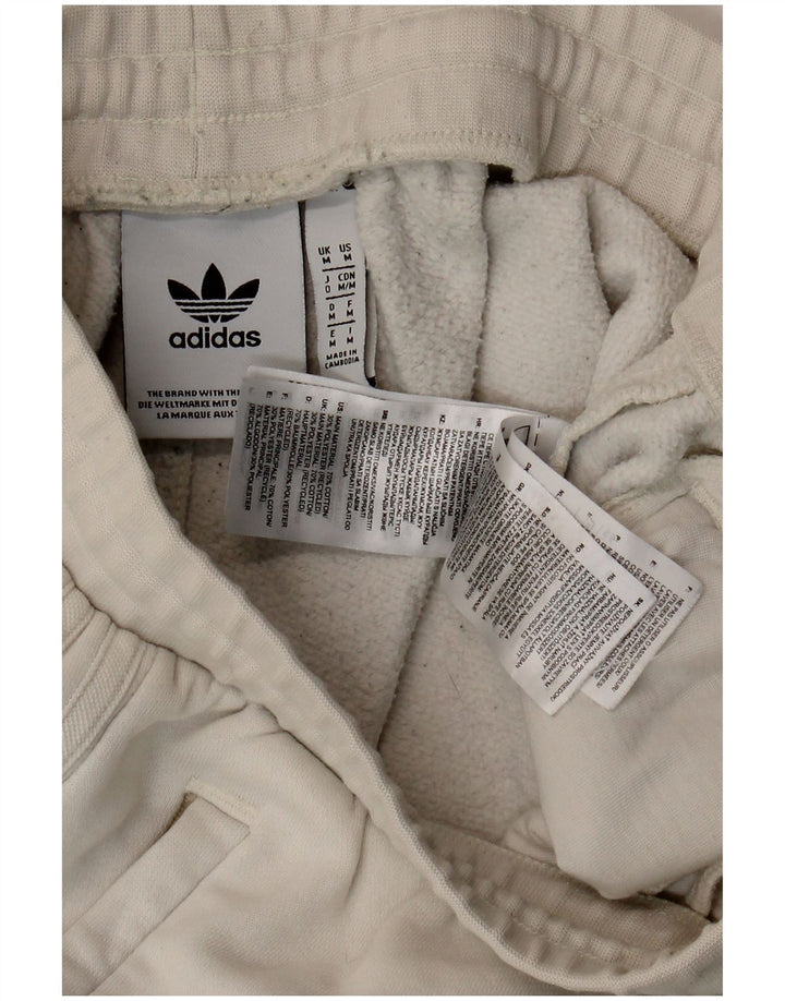 ADIDAS Pantalones de chándal para hombre Joggers Medium Off White Cotton
