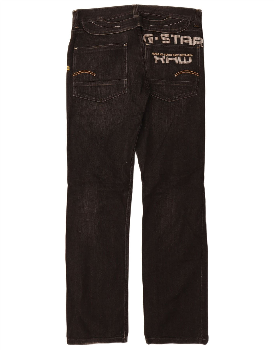 Vaqueros rectos gráficos G-Star para mujer W30 L34 Gris