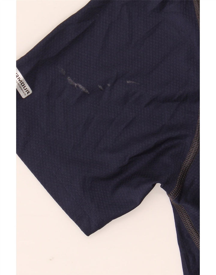Under Armour Camiseta Heat Gear para hombre Top Small Azul marino Poliéster