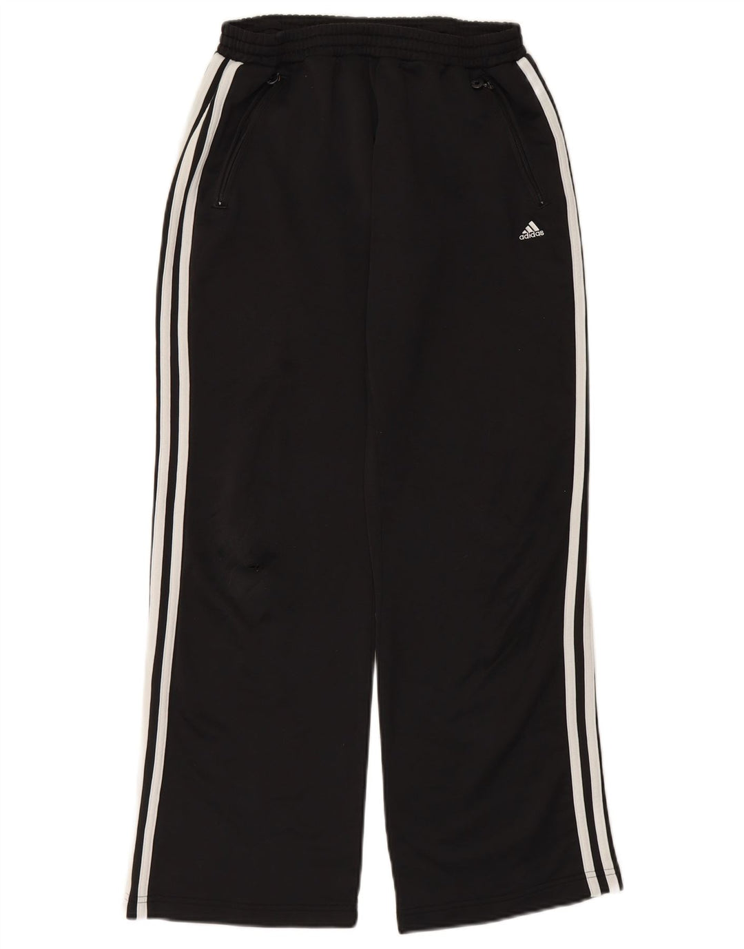 ADIDAS Pantalones de chándal para mujer UK 12 Mediano Negro Poliéster