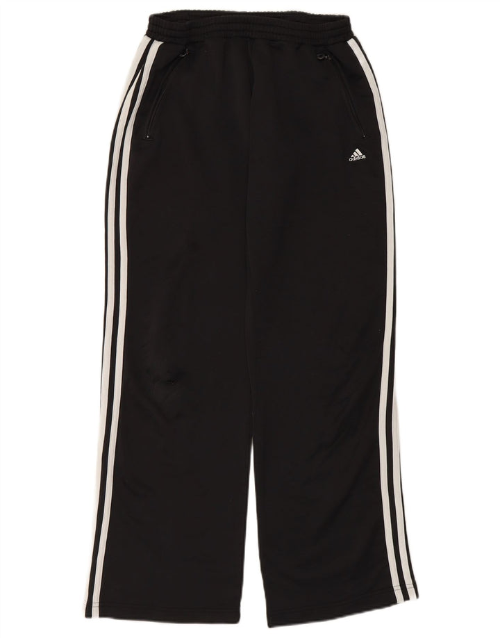 ADIDAS Pantalones de chándal para mujer UK 12 Mediano Negro Poliéster