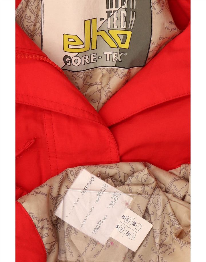 ELHO Chaqueta de esquí holgada Gore-Tex para mujer IT 42 Poliamida roja mediana