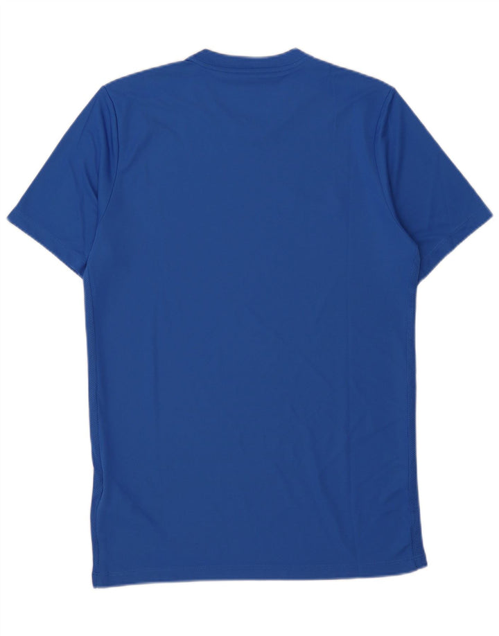 Camiseta Nike Dri Fit Graphic para hombre, parte superior de poliéster azul medio