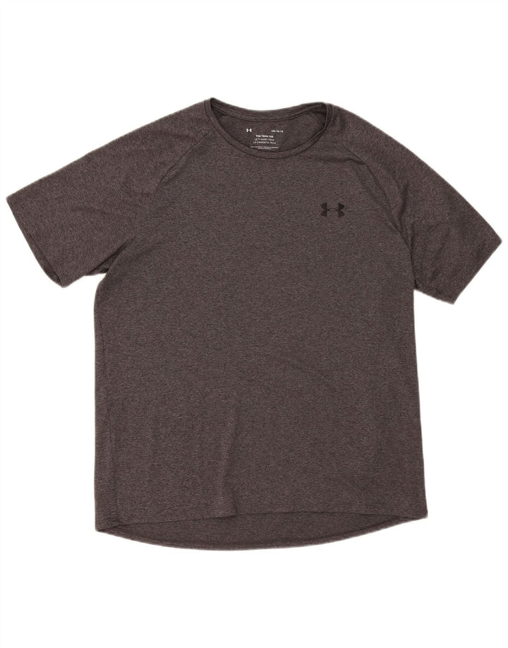 Under Armour - Camiseta para hombre, talla grande, color gris moteado