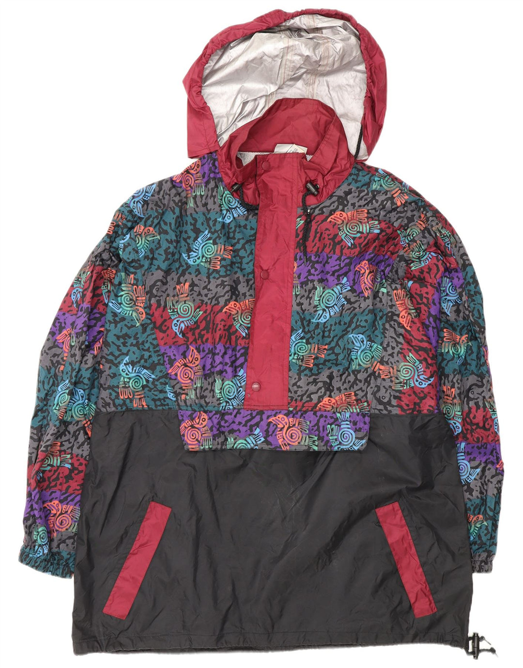 Killtec Chubasquero con capucha para hombre, talla 42, XL, multicolor, color block