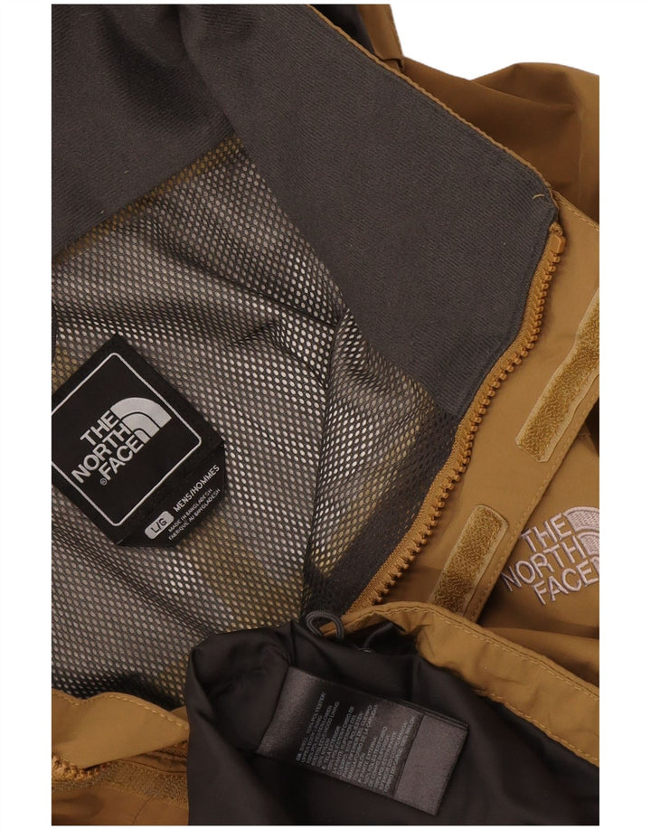 The North Face Chaqueta impermeable con capucha para hombre UK 40 Large Marrón Poliéster