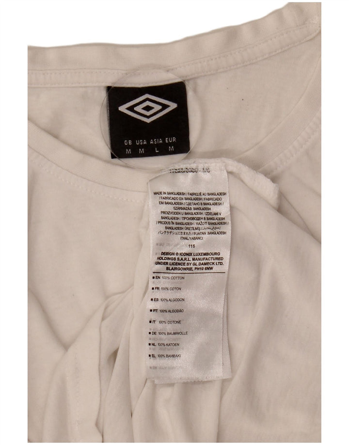 Camiseta Umbro Hombre Top Medium Blanco Algodón