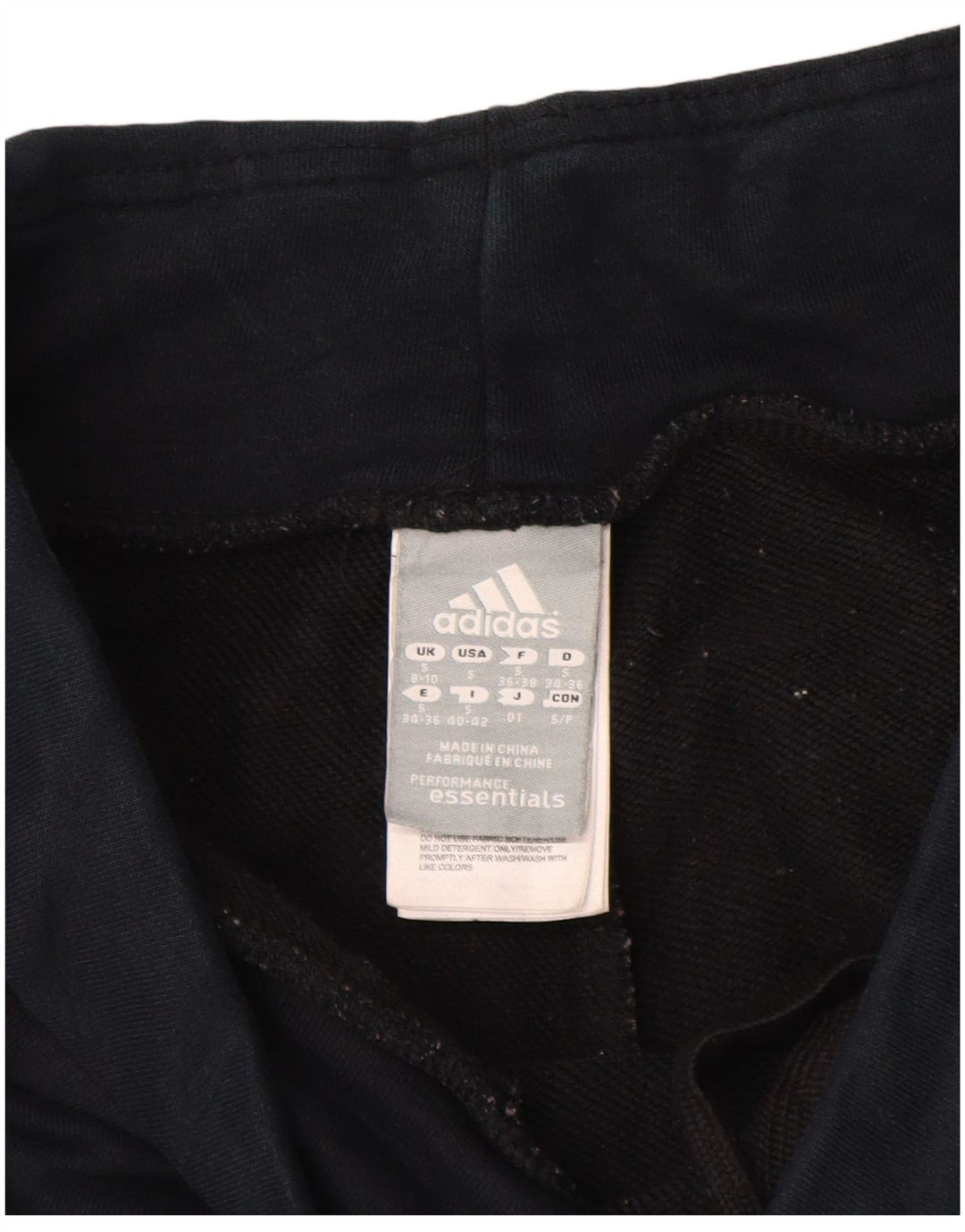 ADIDAS Pantalones de chándal para mujer Joggers UK 8/10 Small Azul marino