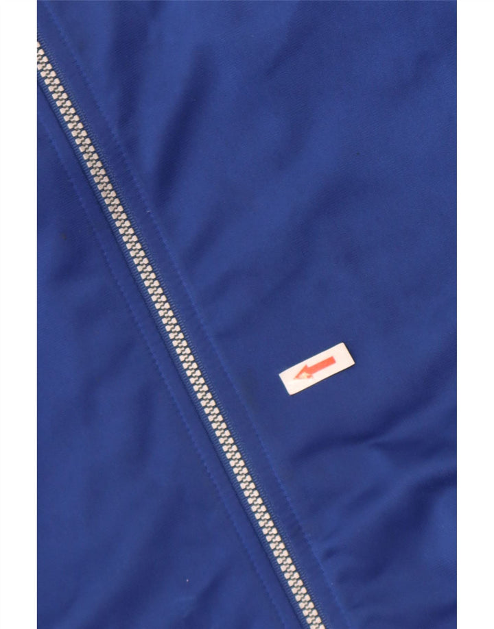 Kappa Chaqueta de chándal para niños 12-13 años XL Azul Colorblock Poliéster