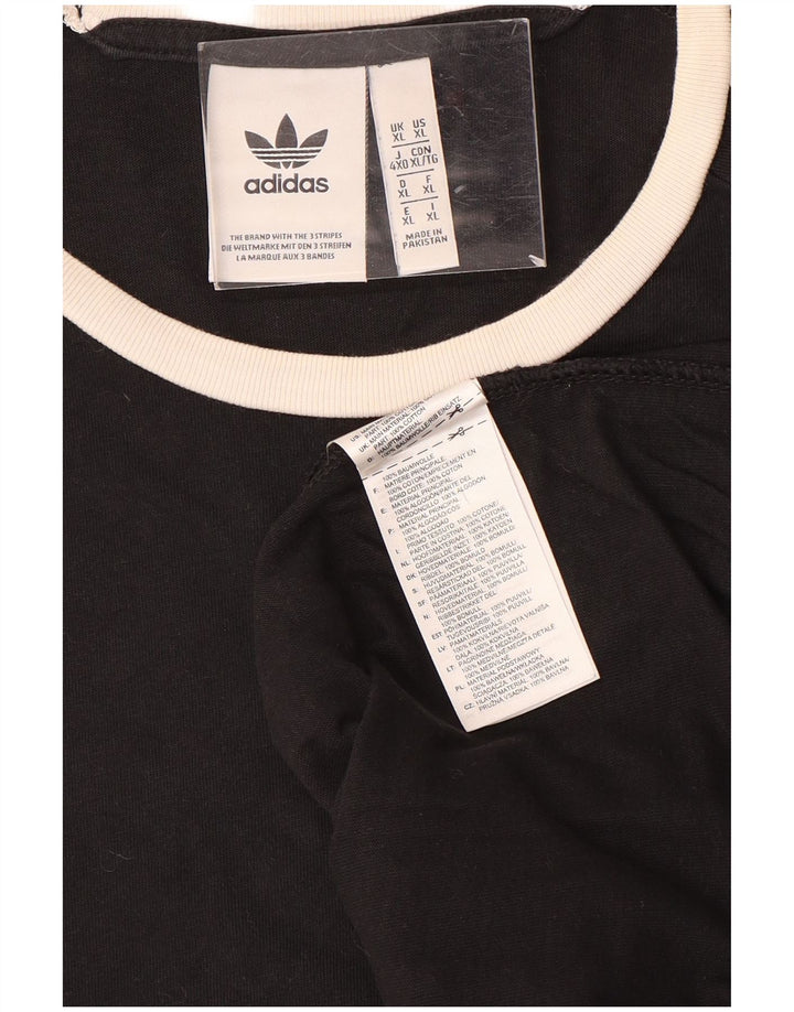 Adidas Camiseta Hombre Top XL Algodón Negro
