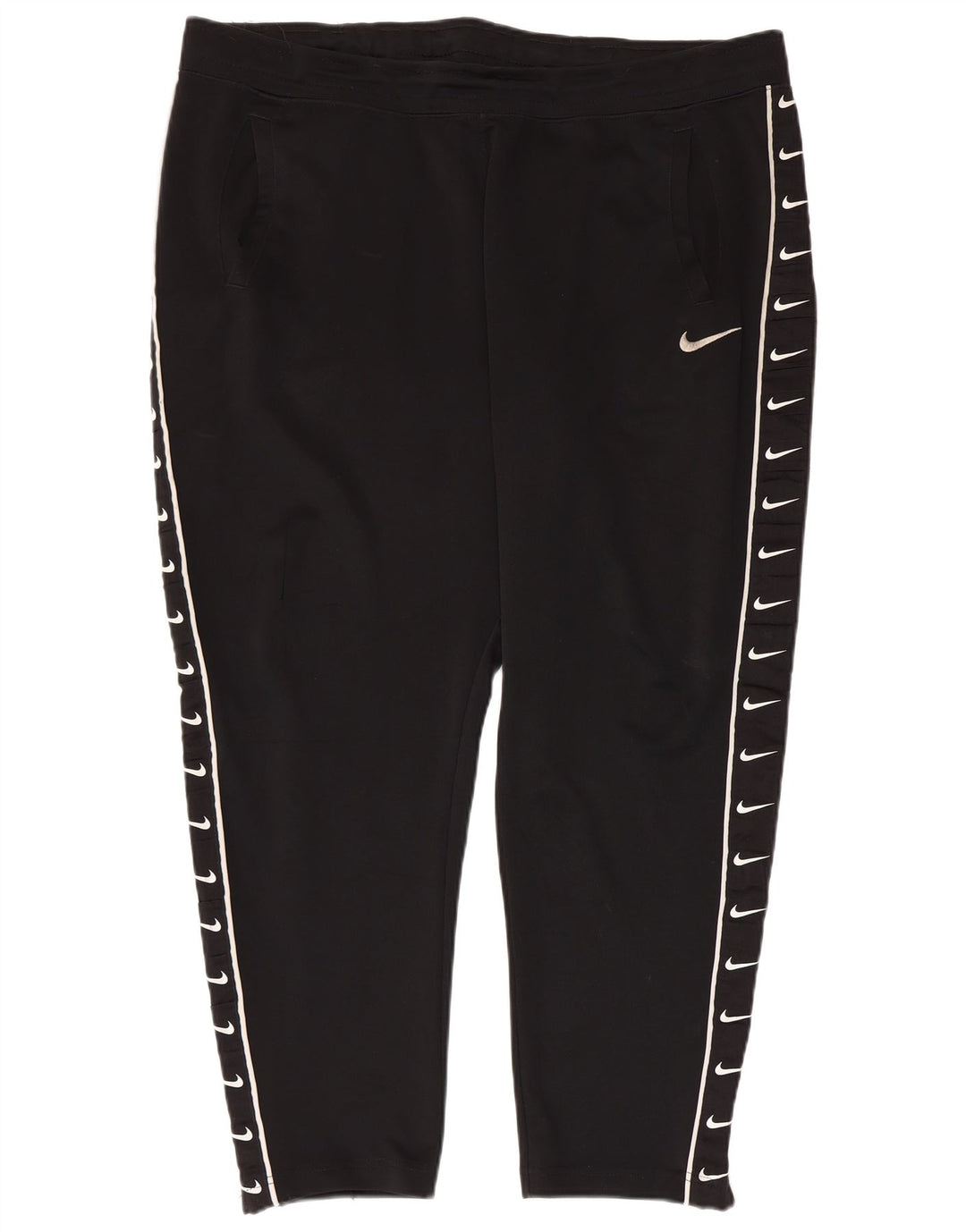 NIKE Pantalón de chándal gráfico para hombre 2XL Poliéster negro