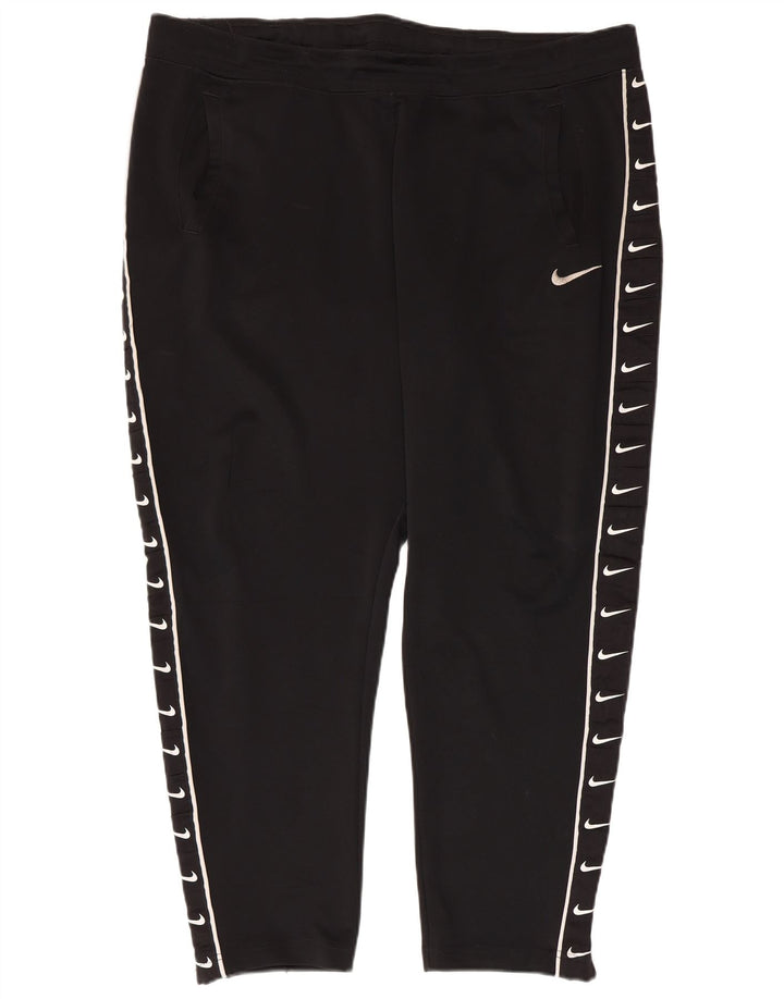 NIKE Pantalón de chándal gráfico para hombre 2XL Poliéster negro