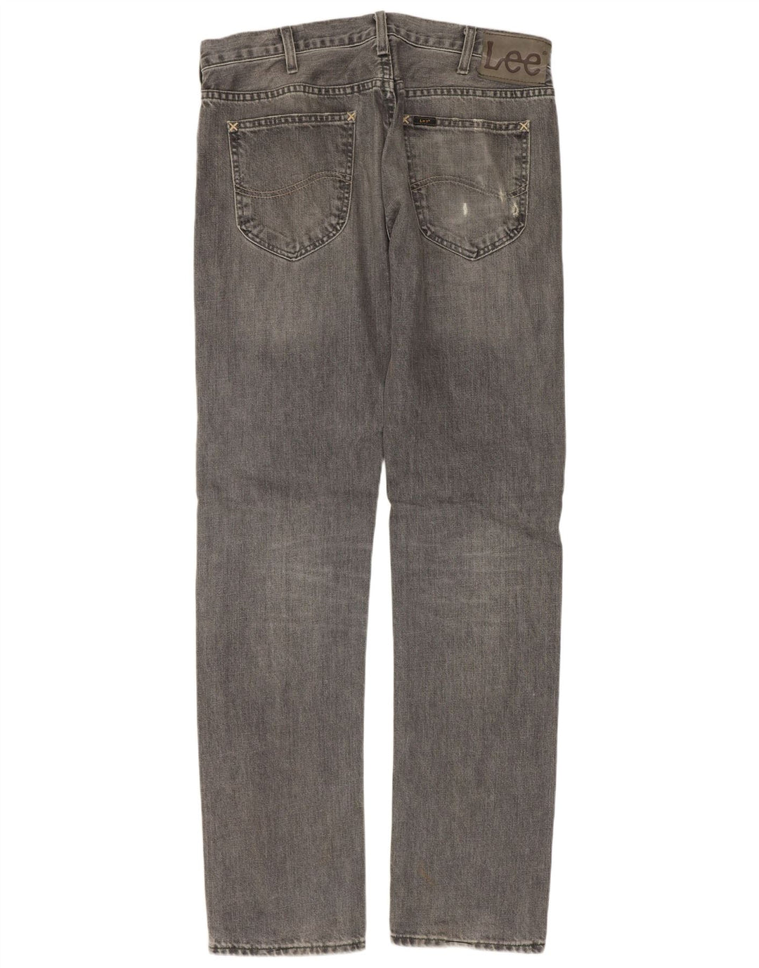 LEE Vaqueros rectos Daren para hombre W33 L34 Algodón gris