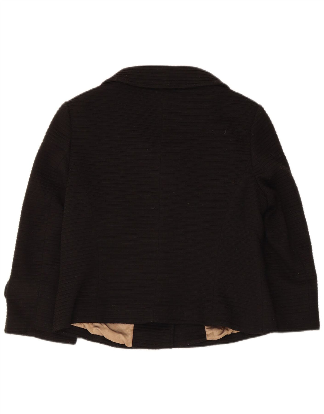 Marks & Spencer Chaqueta Blazer de Manga 3/4 para Mujer UK 42 Mediano Negro