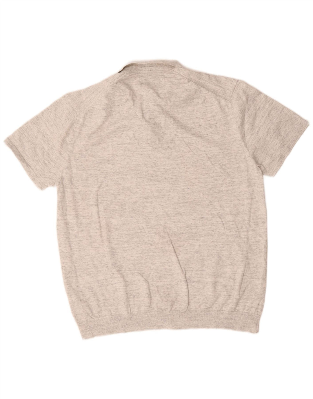 Marks & Spencer Polo para hombre XL Algodón moteado gris