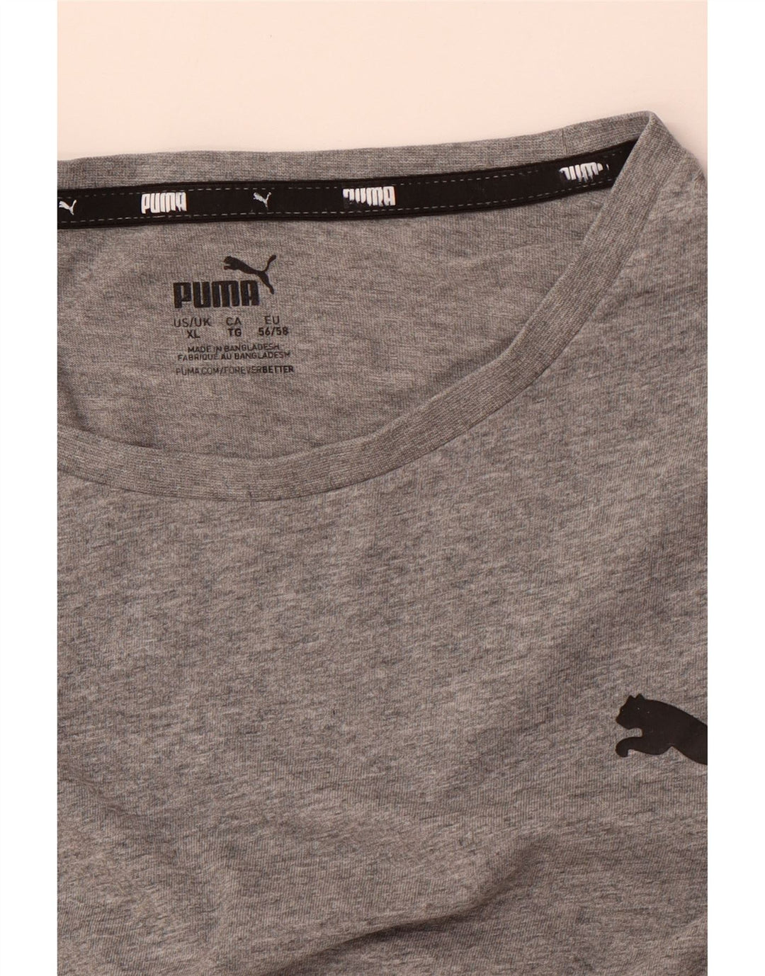 PUMA Camiseta para hombre Top XL Gris