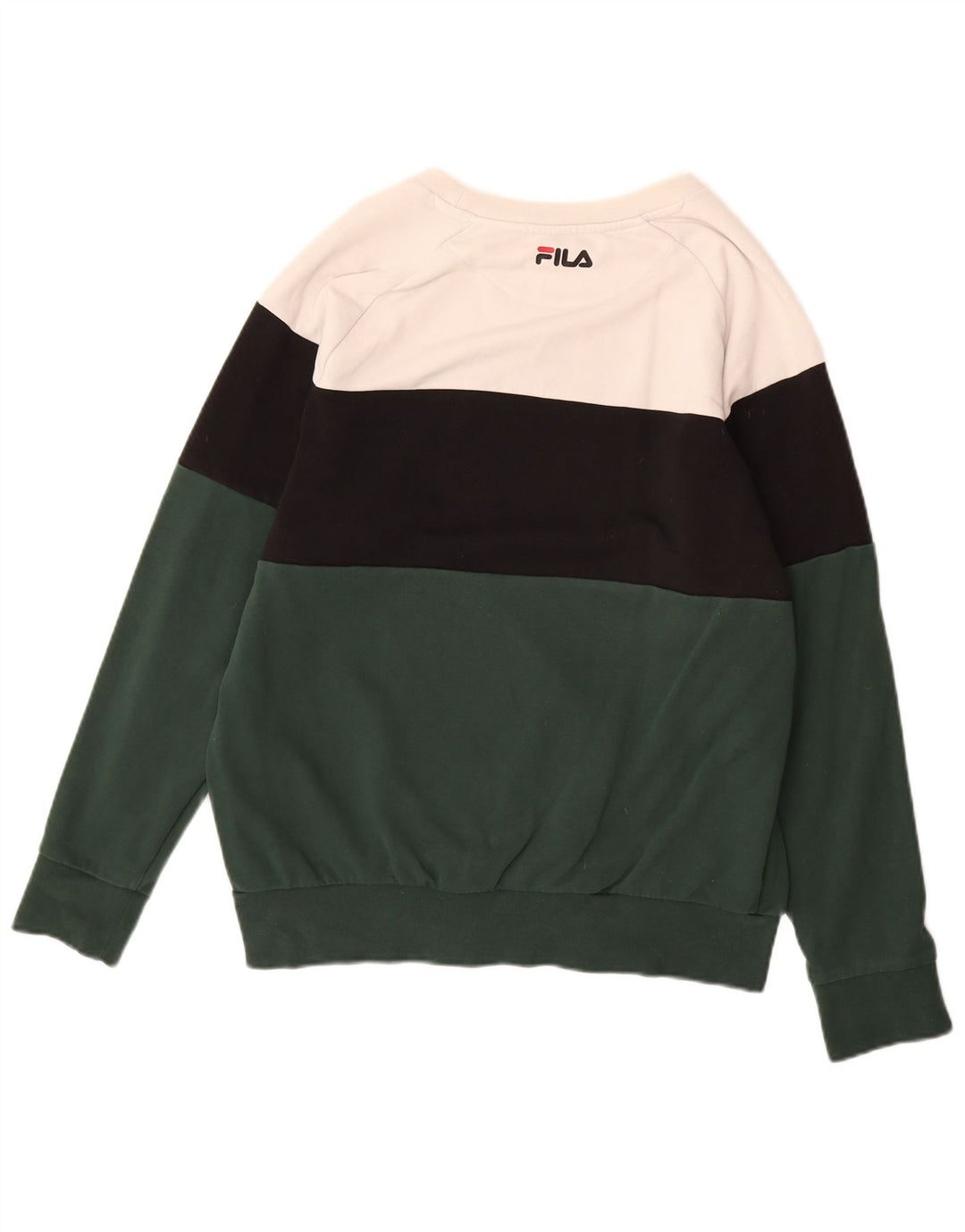 FILA Hombre Sudadera Gráfica Jersey Medium Multicolor Colorblock