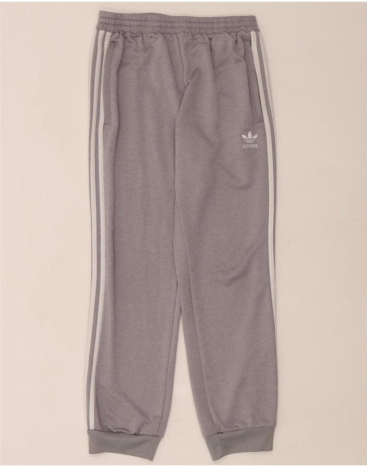 Adidas Hombre Pantalones De Chándal Joggers Grande Gris Poliéster