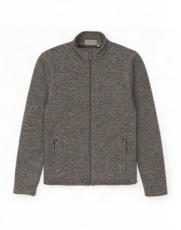 Mountain Warehouse Chaqueta superior de chándal para hombre XL Poliéster moteado gris