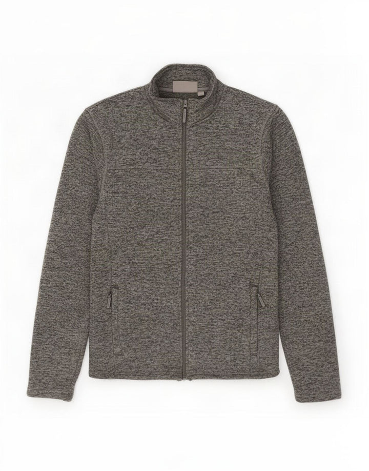 Mountain Warehouse Chaqueta superior de chándal para hombre XL Poliéster moteado gris