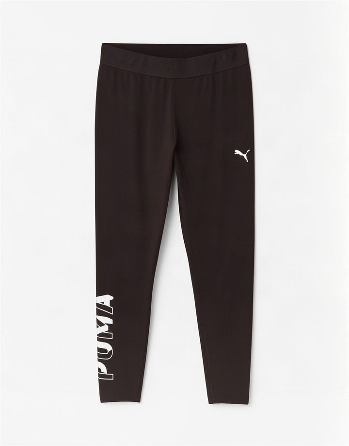 Puma Mujer Crop Graphic Leggings UK 46 Grande Negro