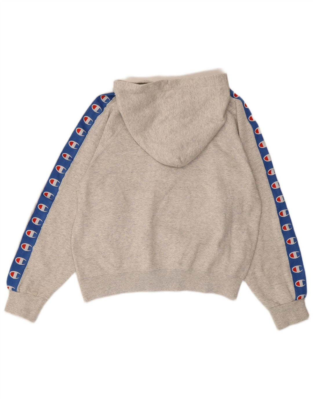 CHAMPION Jersey con capucha gráfico extragrande para mujer UK 10 Small Grey