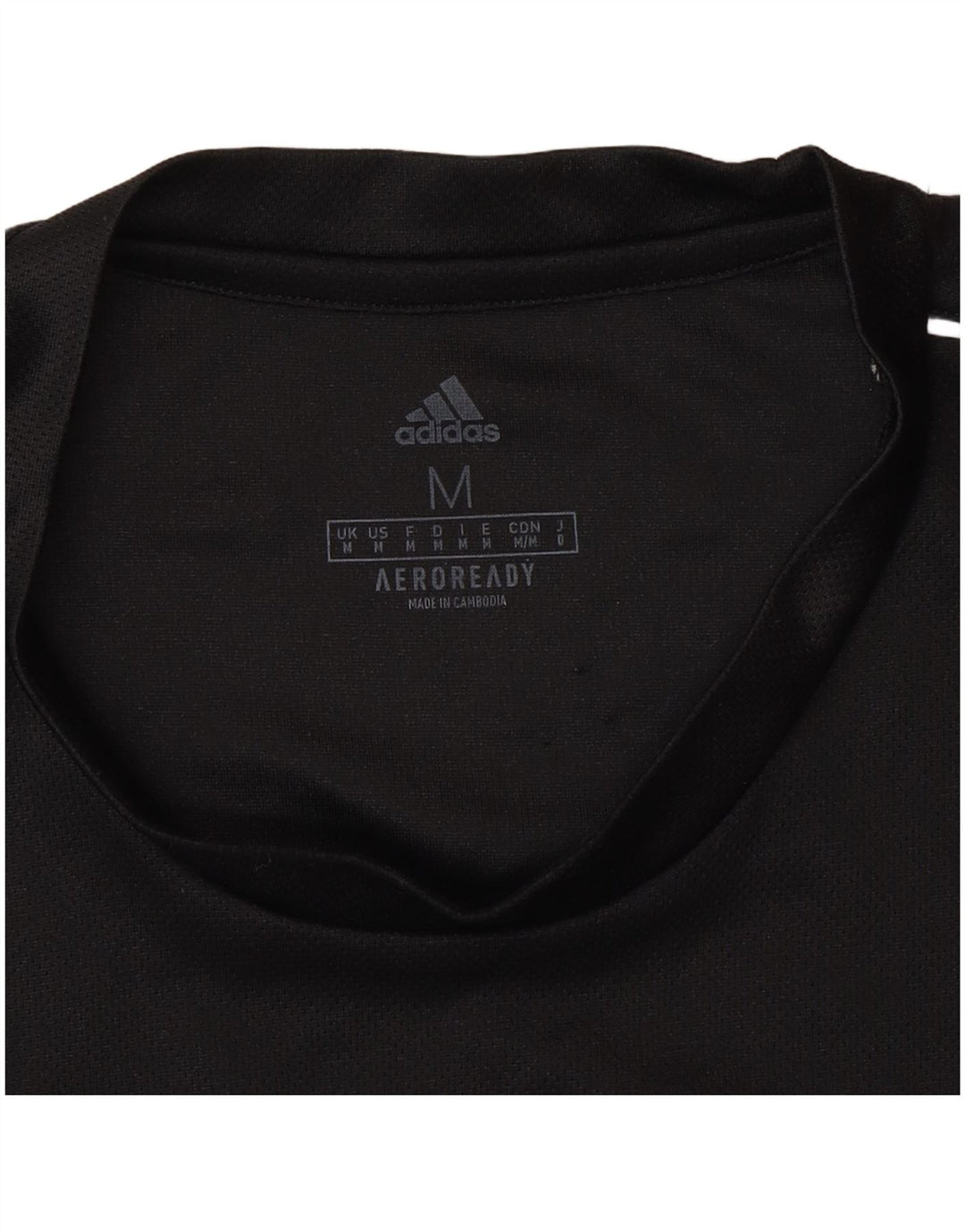 Adidas Hombre Aeroready Camiseta Top Mediano Negro