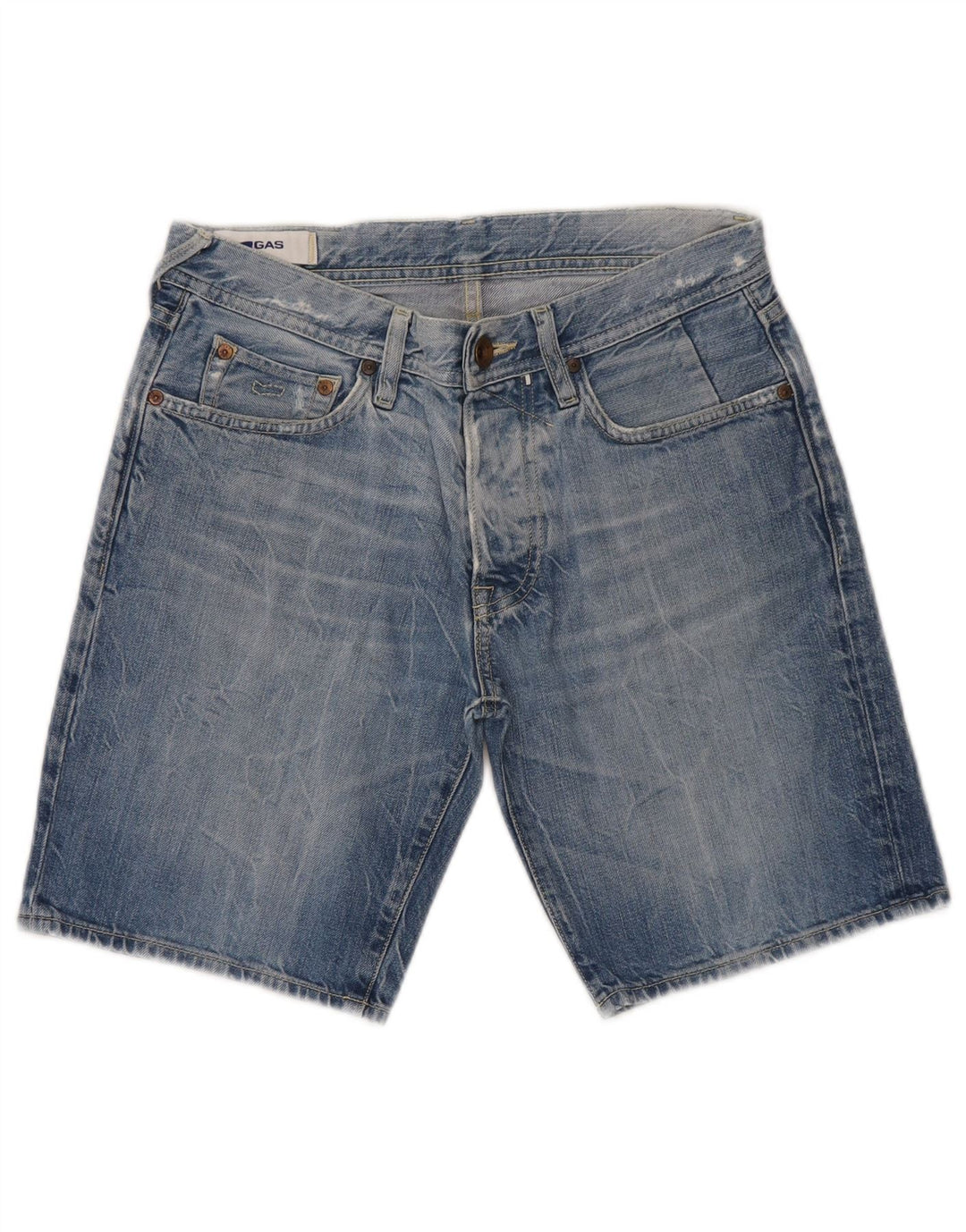 Shorts Vaqueros Mujer Gas W29 Algodón Azul Medio