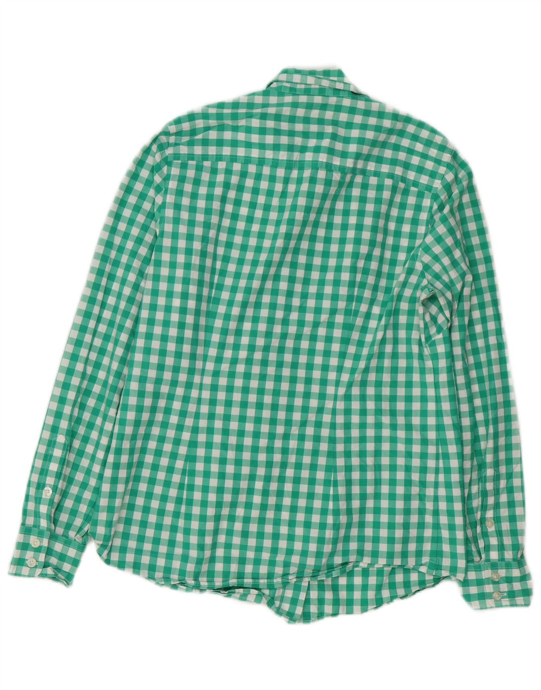 VINEYARD VINES Camisa para mujer US 6 Medio Verde Gingham Algodón