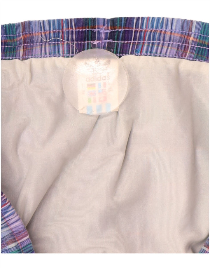 Bañador ADIDAS Hombre Grande Azul Cuadros Algodón