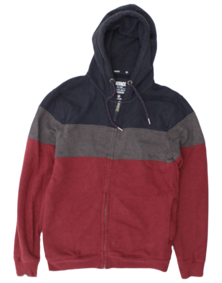 Sudadera con capucha y cremallera para hombre Fat Face Algodón mediano multicolor con bloques de color