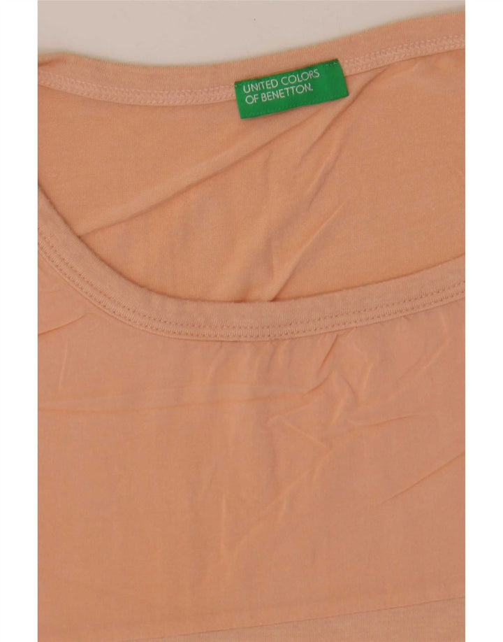 Camiseta Benetton Mujer Top UK 46 Large Rosa