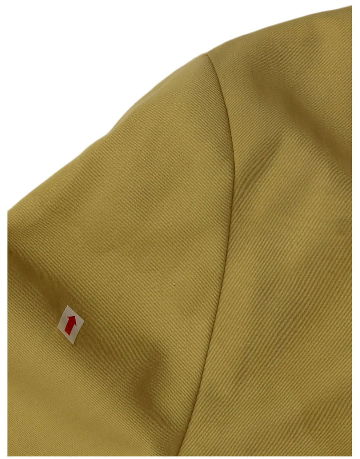 Carlo Comberti Chaqueta Bomber De Doble Botonadura Para Mujer IT 44 Amarillo Medio