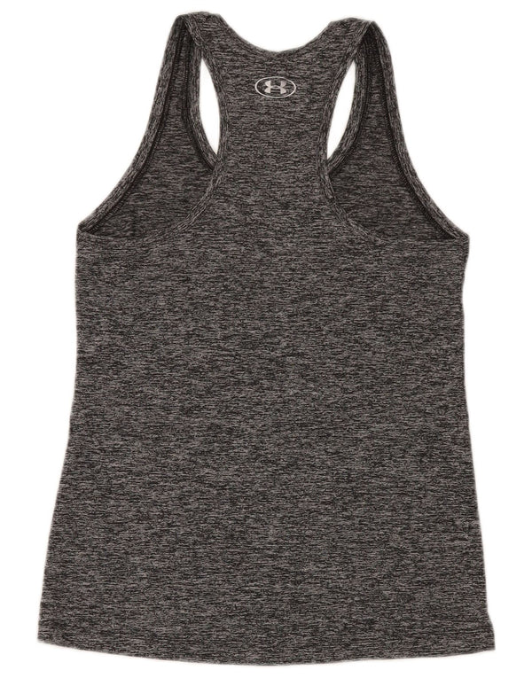 Under Armour Camiseta sin mangas Heat Gear para mujer Reino Unido 10 Small Grey Moteado
