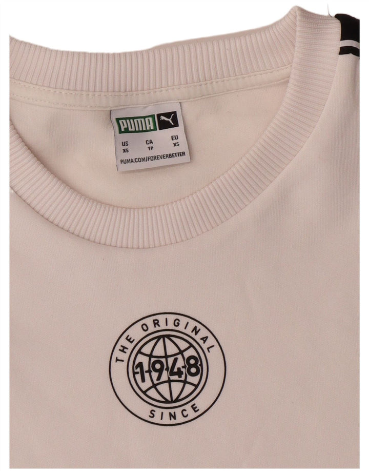 Sudadera PUMA para hombre Jumper XS Poliéster blanco