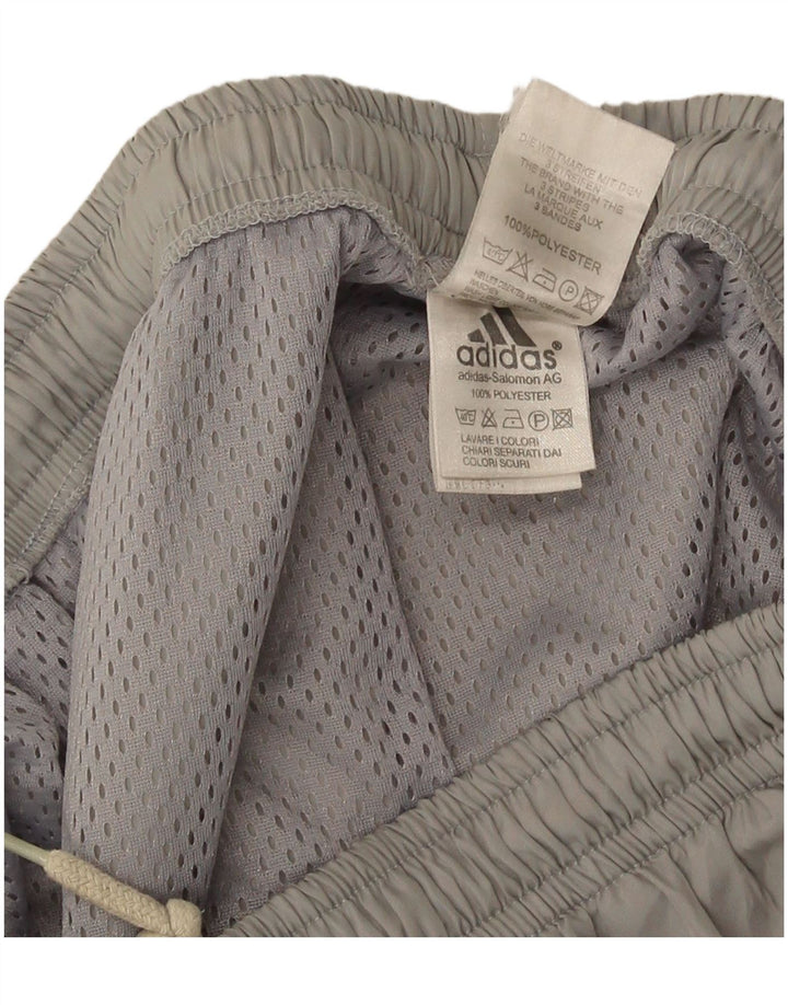 Adidas Pantalones cortos deportivos para hombre UK 40/42 Gris medio Poliéster