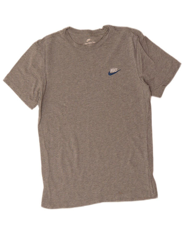 Camiseta NIKE Hombre Top Small Gris Algodón