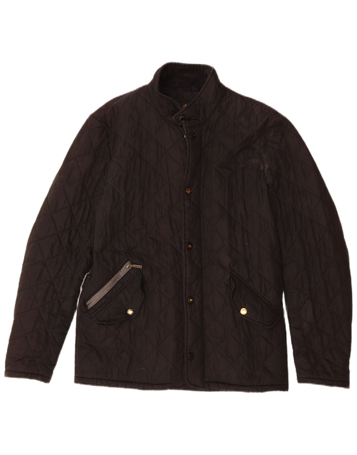 BARBOUR Chaqueta acolchada para hombre UK 36 Small Black