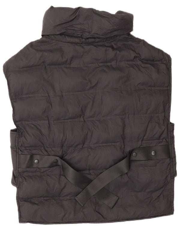 Zara Womens Oversized Padded Gilet UK 10 Small Black