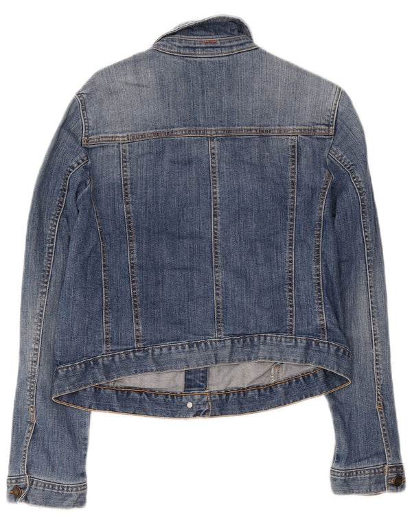 Joules Chaqueta vaquera corta para mujer Reino Unido 46 Algodón azul grande