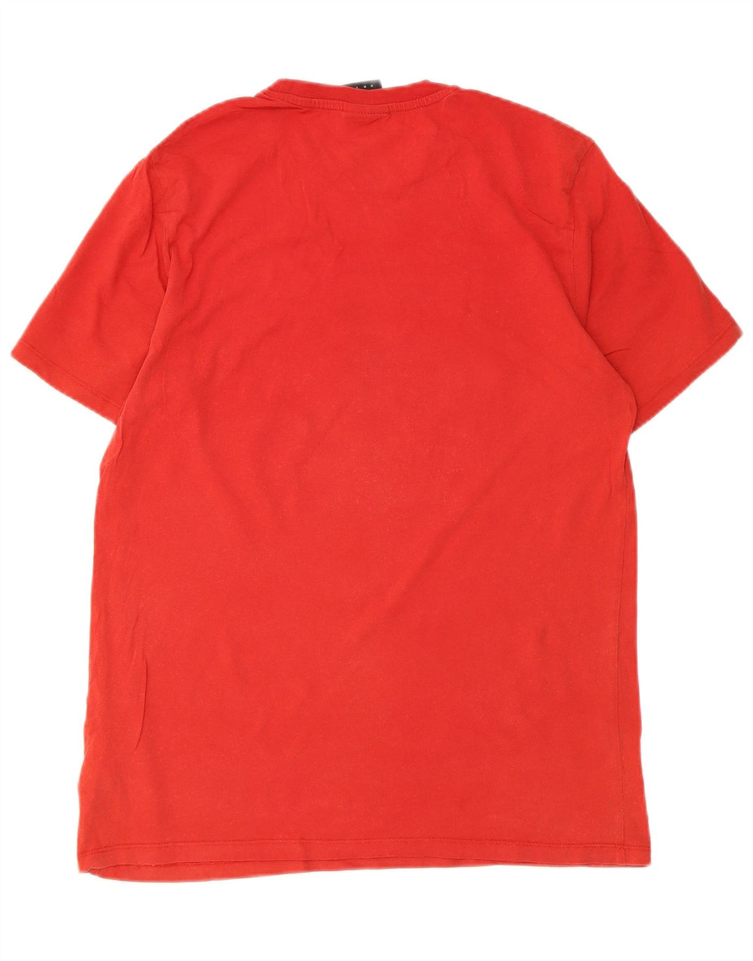 Umbro Hombre Camiseta Gráfica Top Medio Algodón Rojo